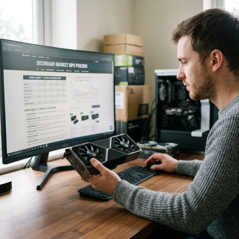 Looking For Secondary Market GPU Pricing? Here Are 10 Things You Should Know About Current Liquidity